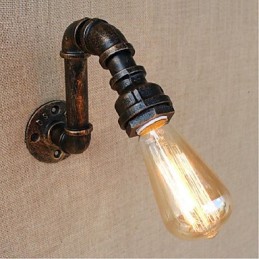 Nostalgia Simple Water Pipe Decorative Small Wall Lamp Wall Light