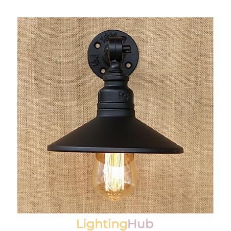 Industrial Style Nordic Water Pipe Wall Lamp Wall Light Black Industrial Style Nordic Water Pipe Wall Lamp Wall Light Black