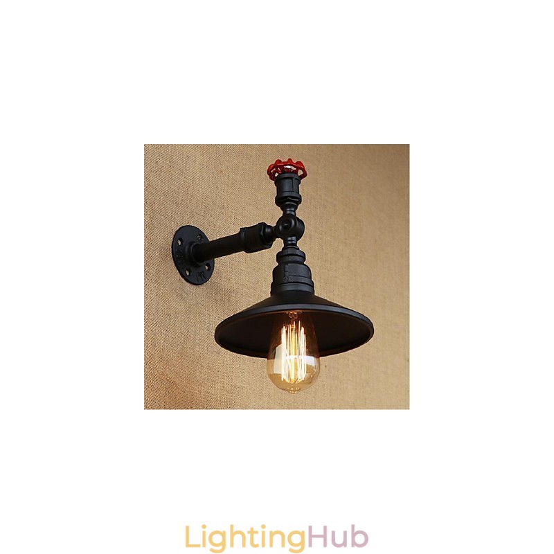 Rustic Lodge Painting Feature for Ambient Light Wall Sconces Wall Light Black