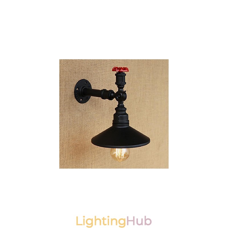 Rustic Lodge Painting Feature for Ambient Light Wall Sconces Wall Light Black