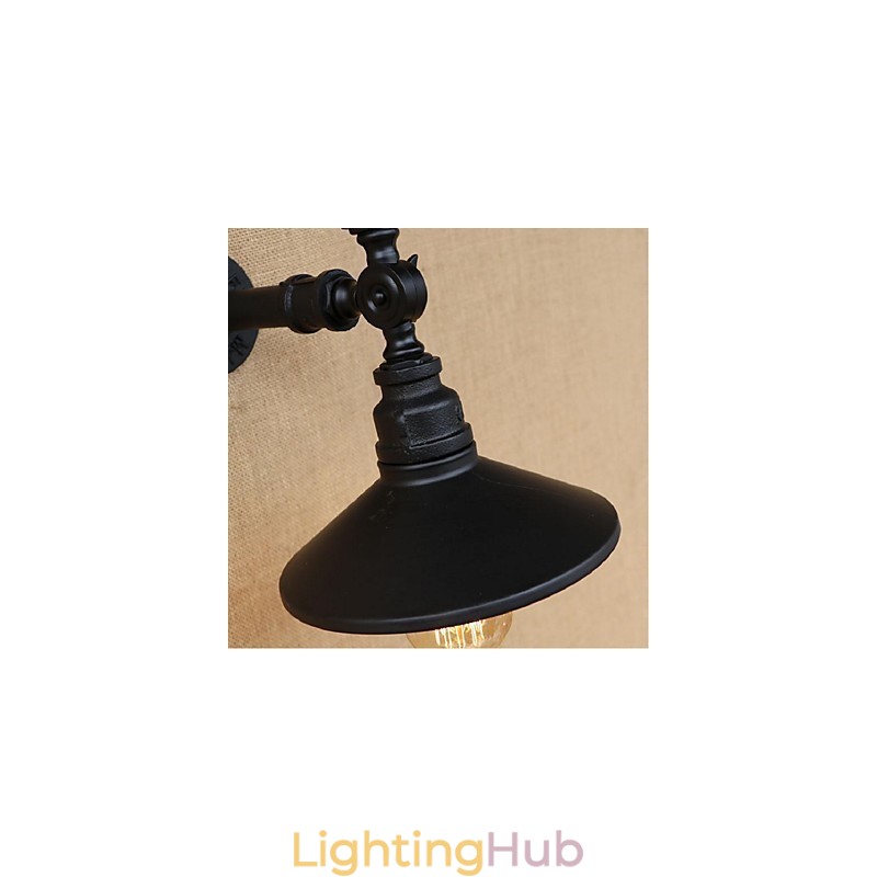 Rustic Lodge Painting Feature for Ambient Light Wall Sconces Wall Light Black