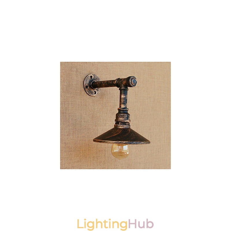 Rustic Lodge Country Antique Brass Feature for Ambient Light Wall Sconces Wall Light