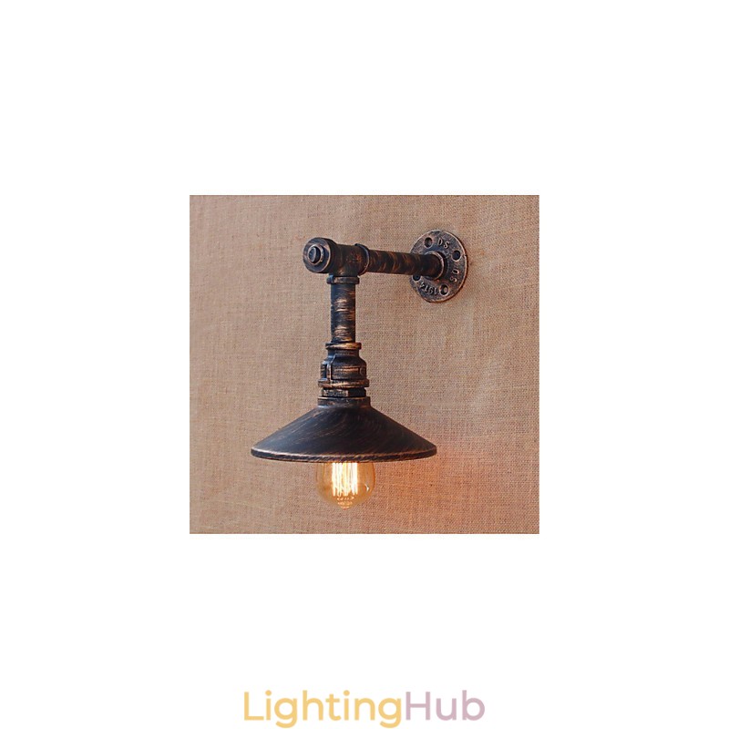 Rustic Lodge Country Antique Brass Feature for Ambient Light Wall Sconces Wall Light