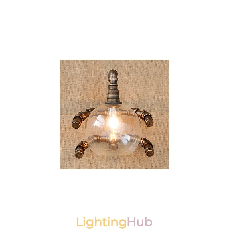 Rustic Lodge Country Antique Brass Feature for Ambient Light Wall Sconces Wall Light