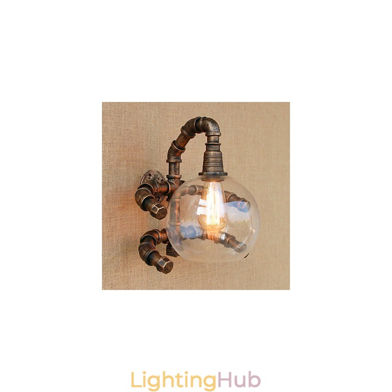 Rustic Lodge Country Antique Brass Feature for Ambient Light Wall Sconces Wall Light