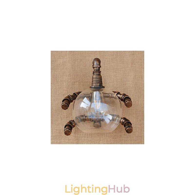 Rustic Lodge Country Antique Brass Feature for Ambient Light Wall Sconces Wall Light