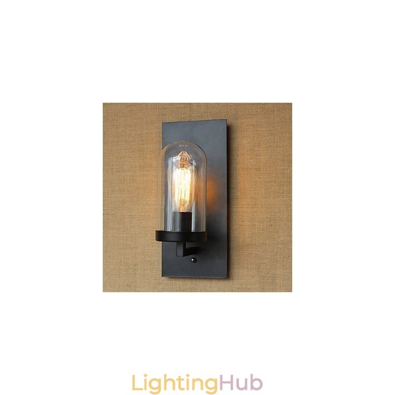 Rustic Lodge Country Retro Painting Feature for Eye Protection Ambient Light Wall Sconces