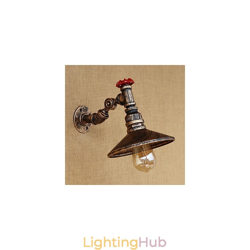 Country Retro Painting Feature for Mini Style Rotatable Light Swing Arm Lights Wall Light