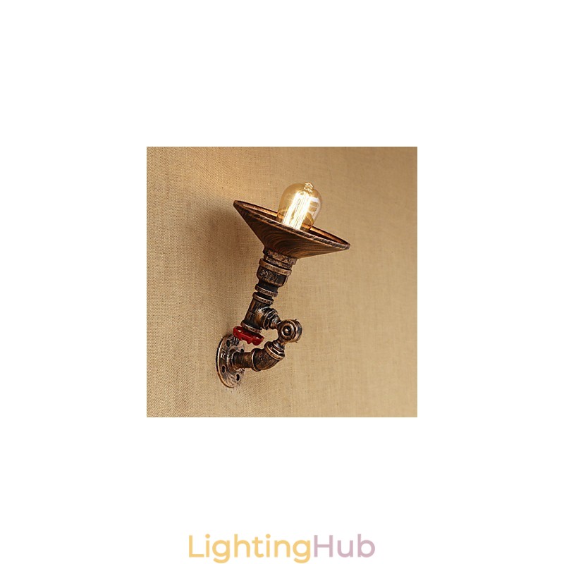 Country Retro Painting Feature for Mini Style Rotatable Light Swing Arm Lights Wall Light