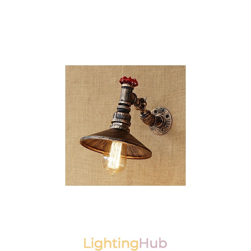 Country Retro Painting Feature for Mini Style Rotatable Light Swing Arm Lights Wall Light