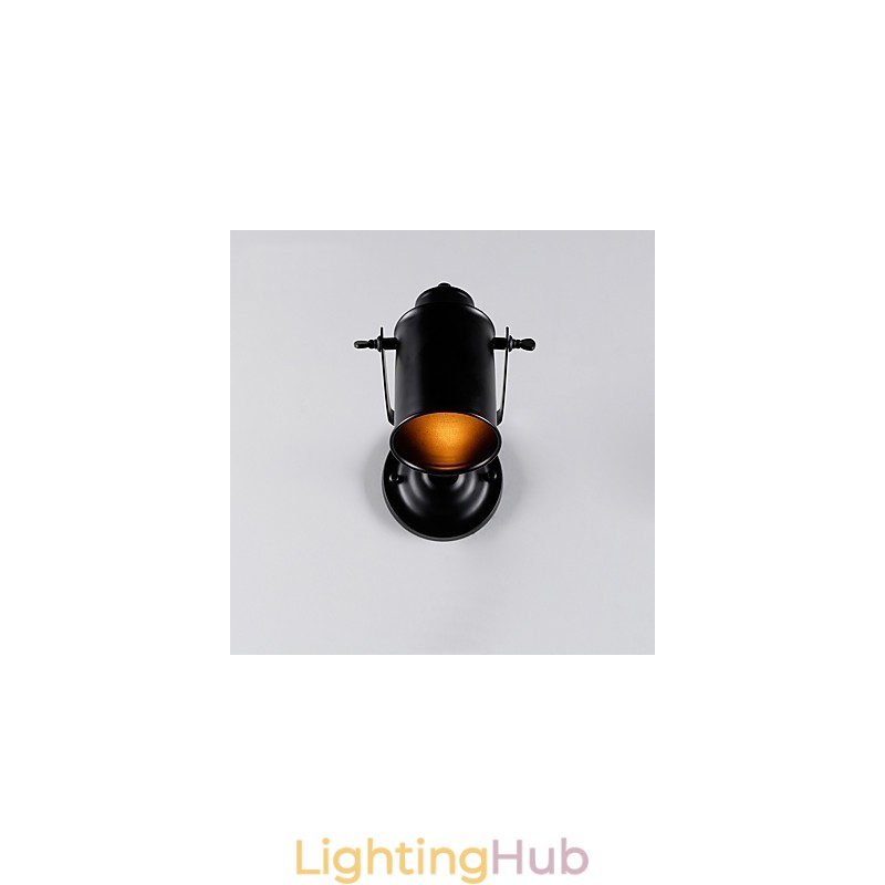 Vintage Black Metal Loft Wall Sconce Living Room Dining Room Hallway Cafe Bars Bar Wall Lamp