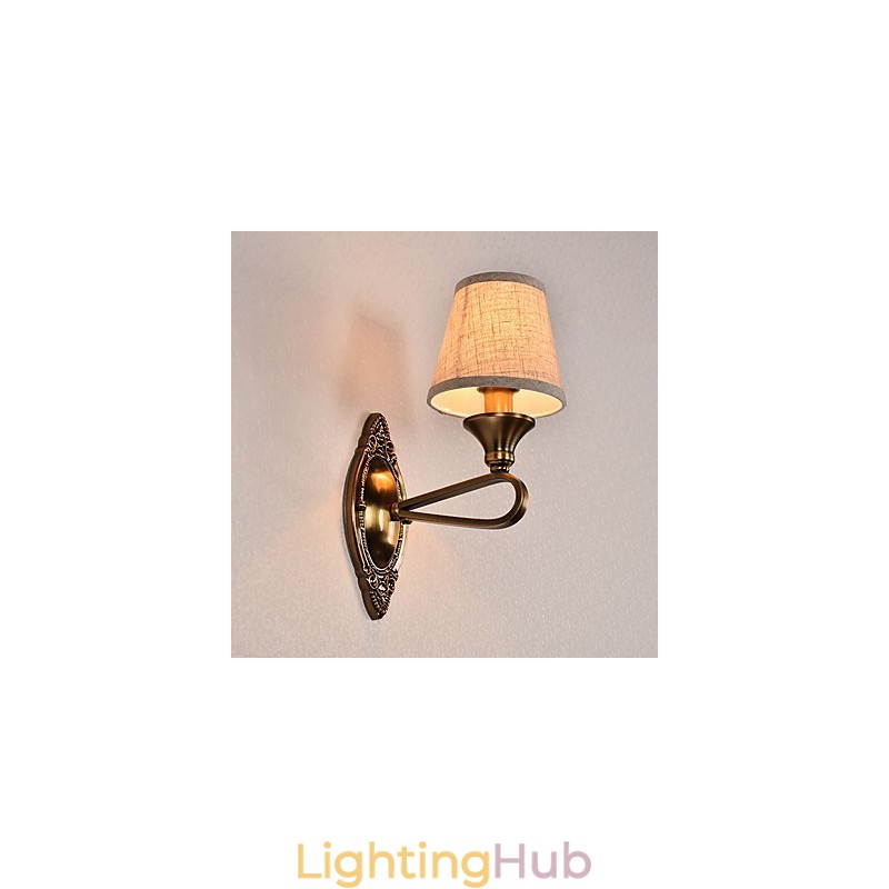 Traditional Classic Electroplated Feature for Eye Protection Downlight Wall Sconces Wall Light