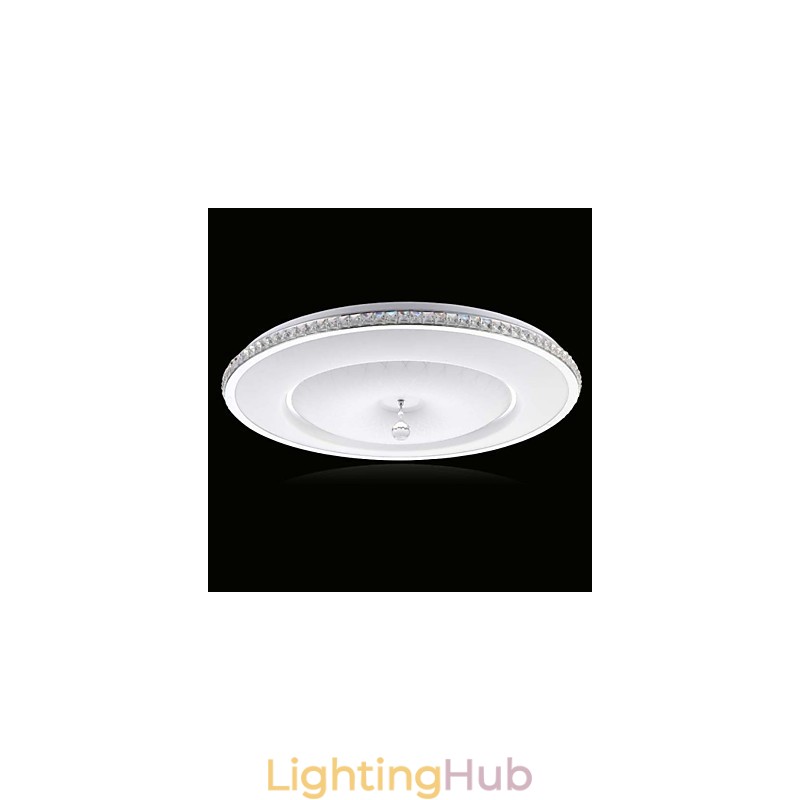 Flush Mount Crystal Modern Contemporary Metal Metal