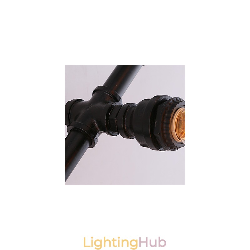 Vintage Water Pipe Loving Heart Creative Wall Lights Industrial Living Room Restaurant Bars Cafe decoration Wall Sconces