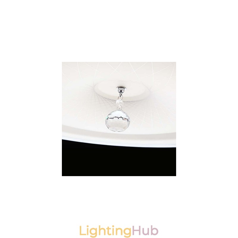 Flush Mount Crystal Modern Contemporary Metal Metal