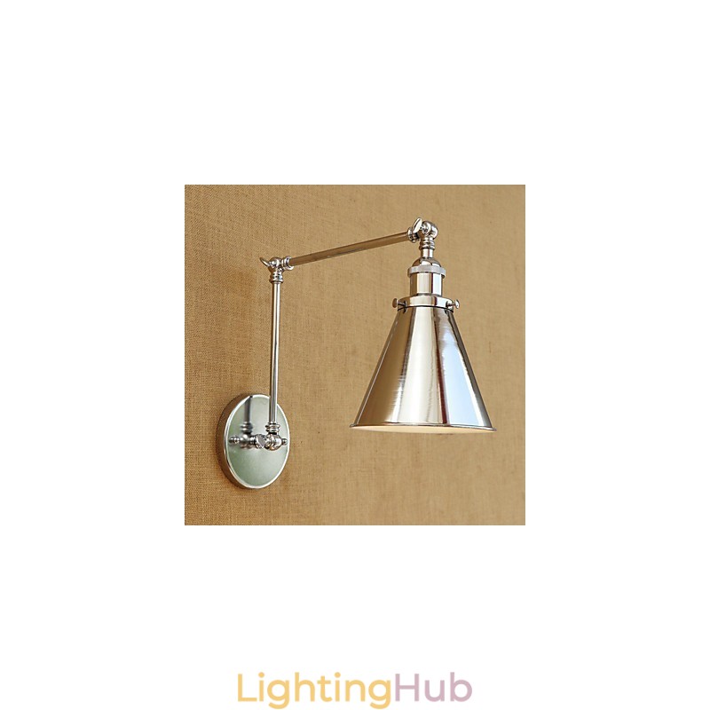 Modern Contemporary Retro Electroplated Feature for Swing Arm Eye Protection Ambient Light