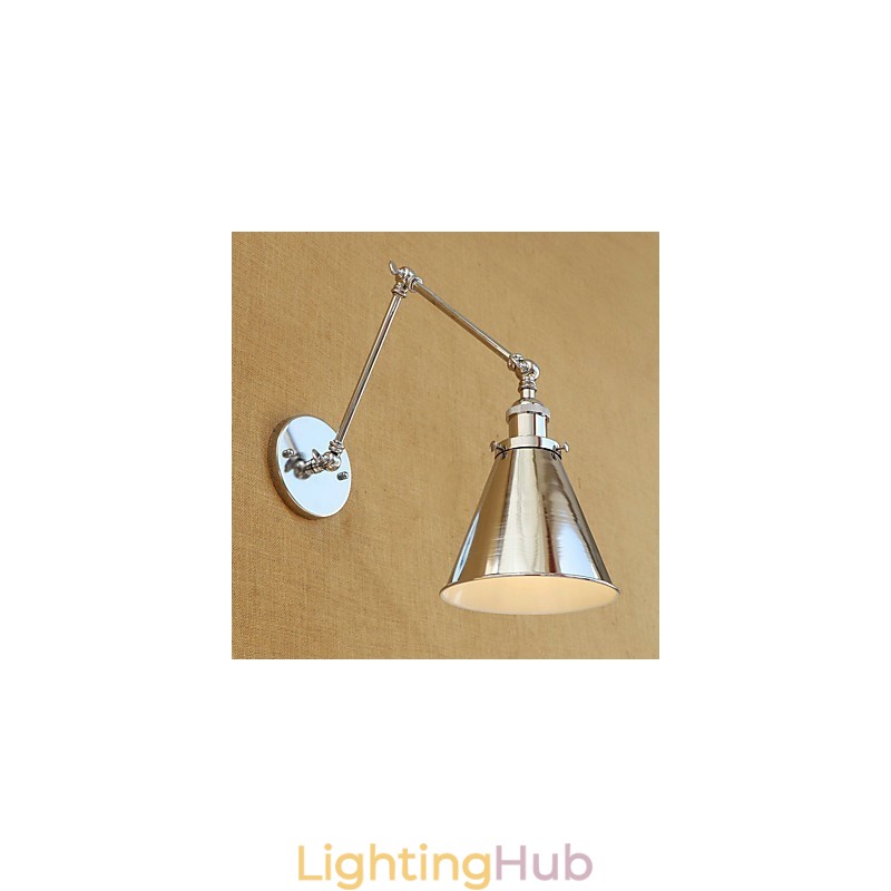 Modern Contemporary Retro Electroplated Feature for Swing Arm Eye Protection Ambient Light