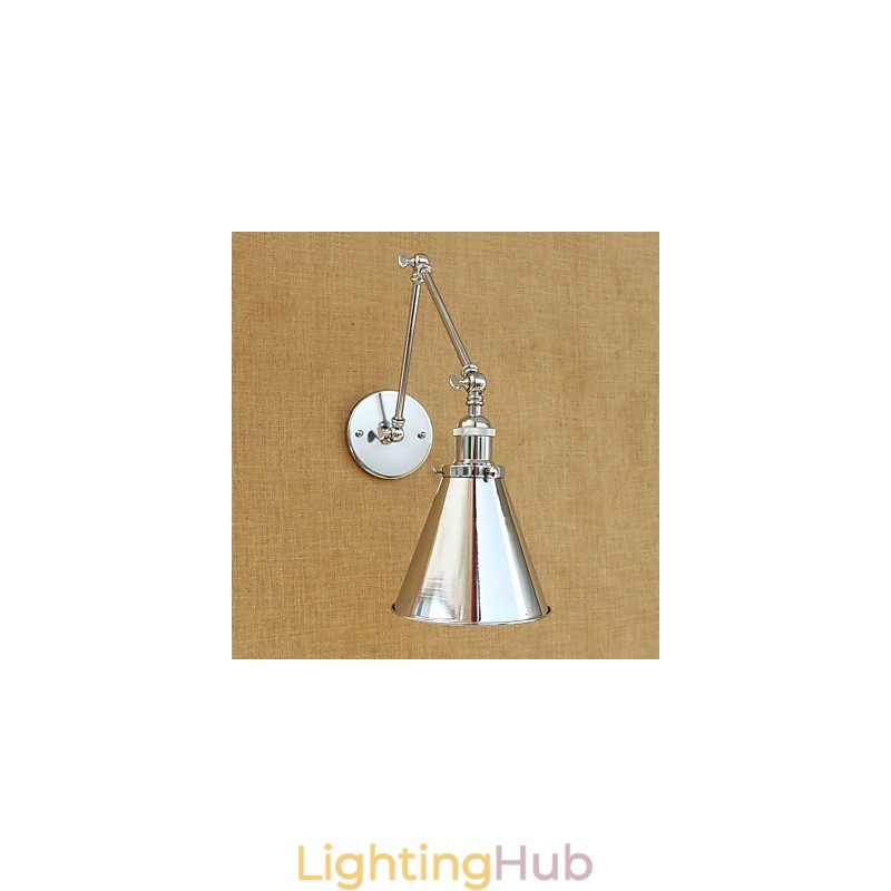 Modern Contemporary Retro Electroplated Feature for Swing Arm Eye Protection Ambient Light