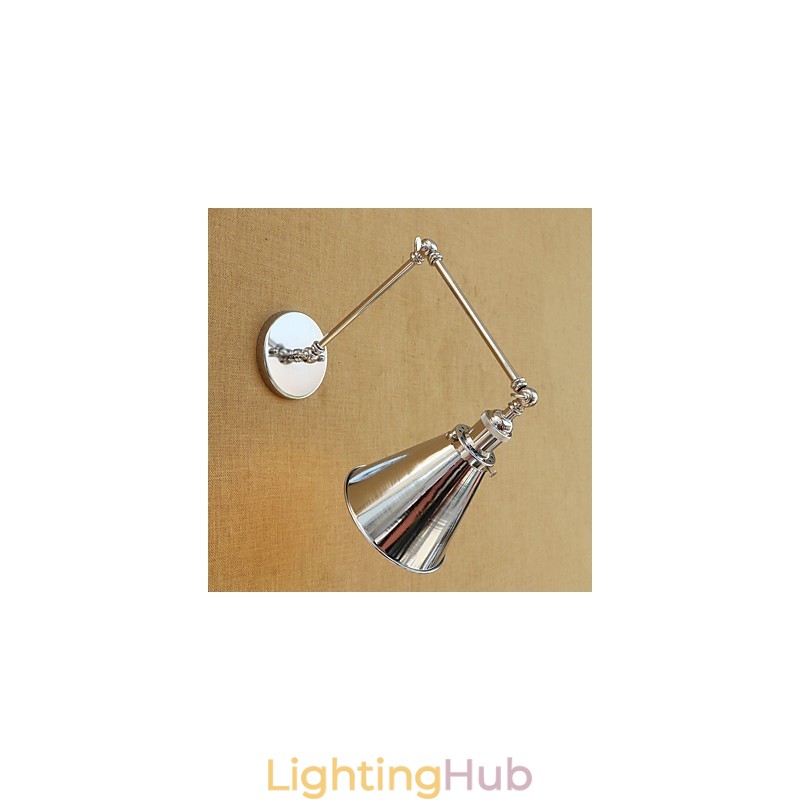 Modern Contemporary Retro Electroplated Feature for Swing Arm Eye Protection Ambient Light
