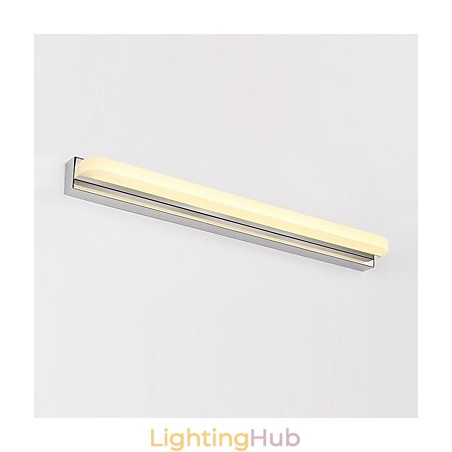 Integrated Modern Contemporary Chrome Feature for Ambient Light Bathroom Lighting Wall Light Integrated Modern Contemporary Chrome Feature for Ambient Light Bathroom Lighting Wall Light