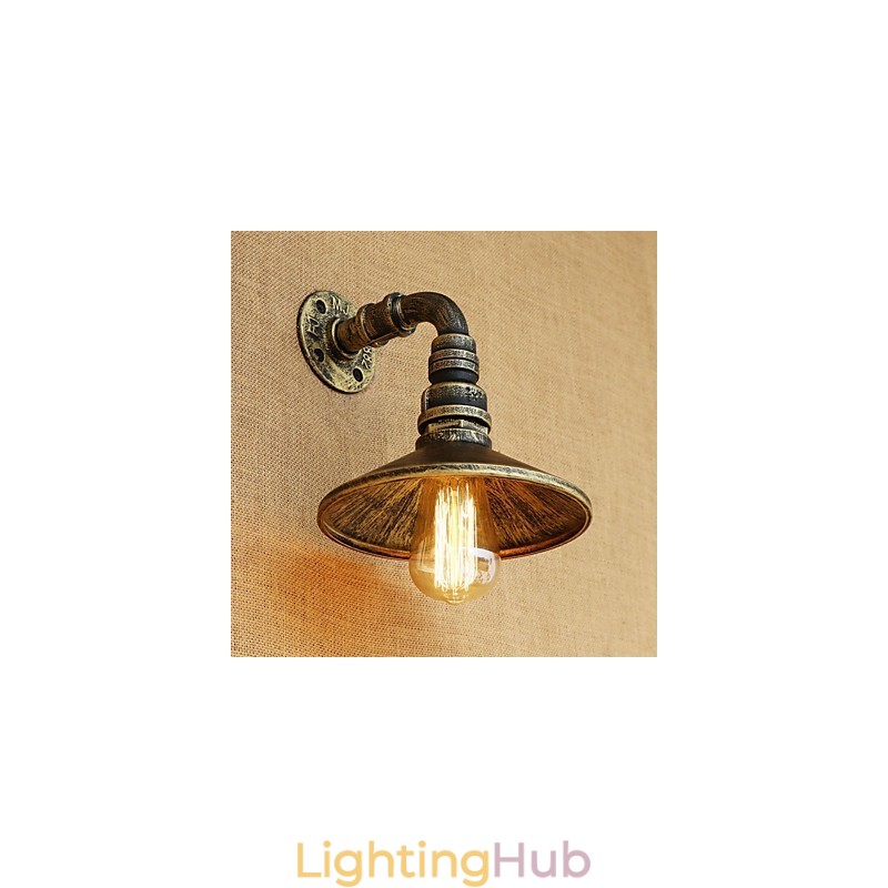 Rustic Lodge Country Retro Painting Feature for Mini Style Ambient Light Wall Sconces