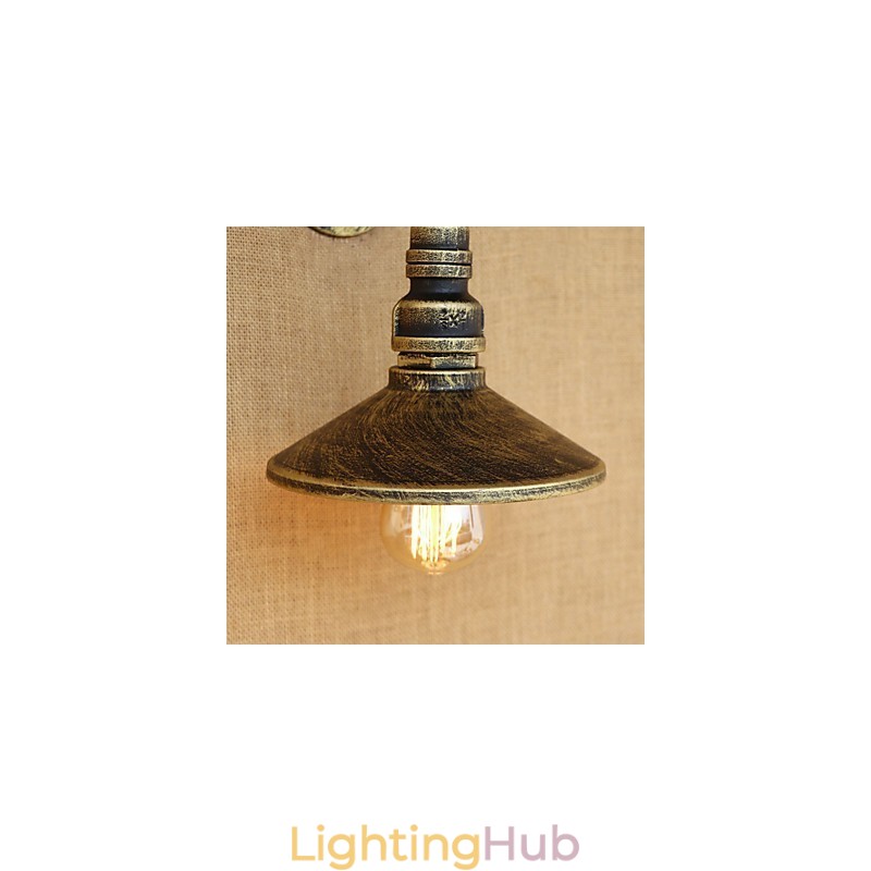 Rustic Lodge Country Retro Painting Feature for Mini Style Ambient Light Wall Sconces