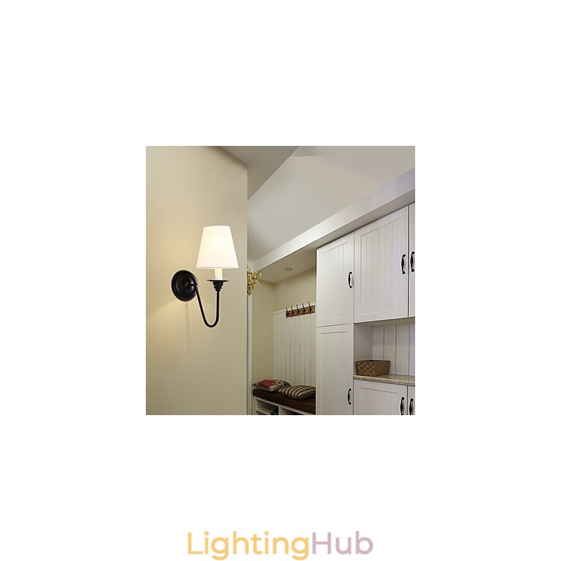 Rustic Lodge Black Oxide Finish Feature for Eye Protection Ambient Light Wall Sconces Wall Light