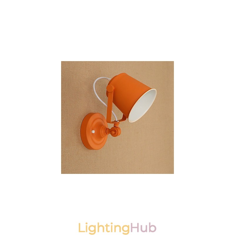 Painted Steel Wall Lamp Dumb Black American Coffee Decoration Retro Wall Light Lightsaber Lamp On Wall