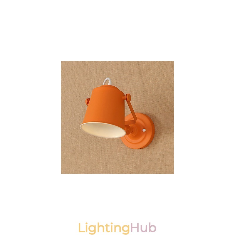 Painted Steel Wall Lamp Dumb Black American Coffee Decoration Retro Wall Light Lightsaber Lamp On Wall