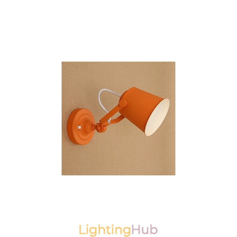 Painted Steel Wall Lamp Dumb Black American Coffee Decoration Retro Wall Light Lightsaber Lamp On Wall