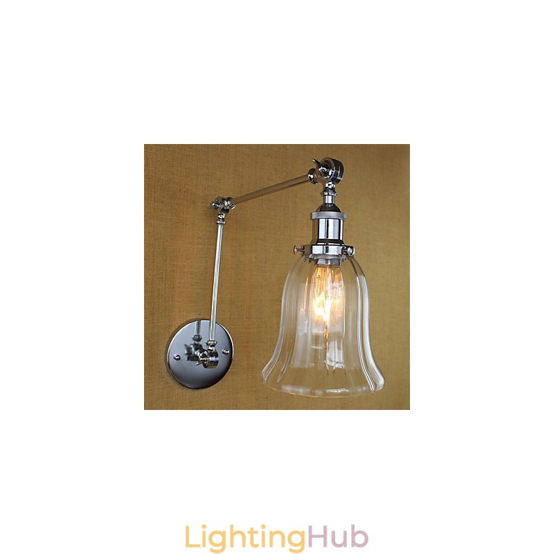 Country Retro Electroplated Feature for Mini Style Eye Protection Ambient Light Swing Arm Lights Wall