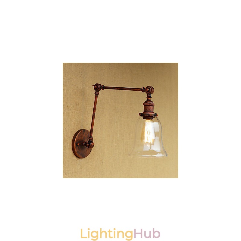 Country Retro Electroplated Feature for Mini Style Eye Protection Ambient Light Swing Arm Lights Wall
