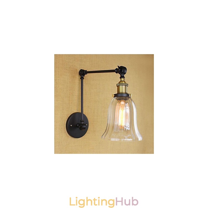 Country Retro Electroplated Feature for Mini Style Eye Protection Ambient Light Swing Arm Lights Wall