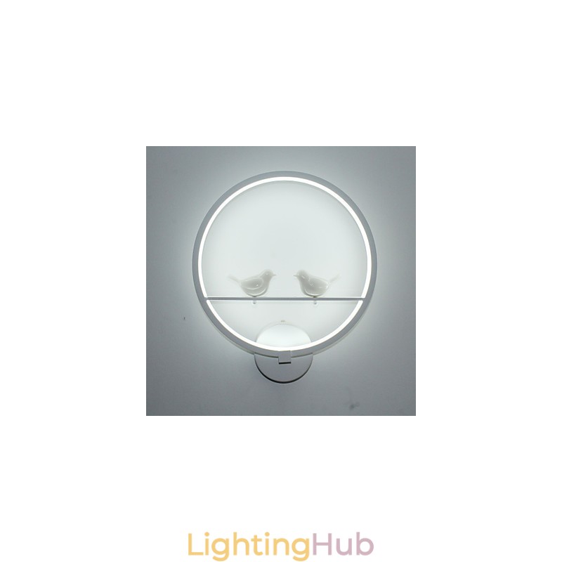 The Bedroom Wall Lamp Bedside Lamp And Creative Personality Of Modern Minimalist Circular Stairs Corridor Wall Lamp