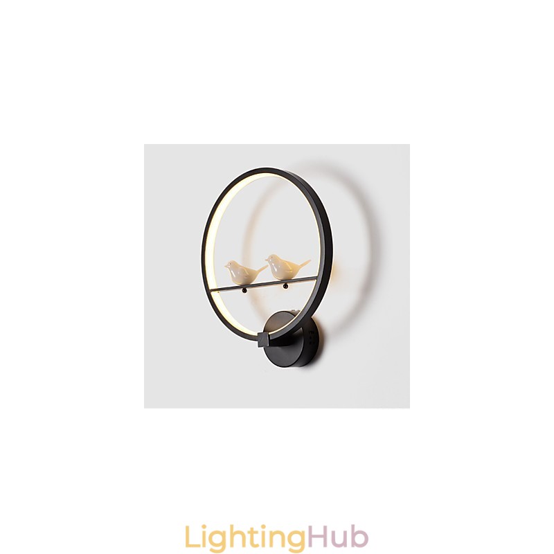 The Bedroom Wall Lamp Bedside Lamp And Creative Personality Of Modern Minimalist Circular Stairs Corridor Wall Lamp