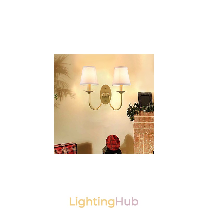 Rustic Lodge Simple Vintage Painting Feature Ambient Light Wall Sconces Wall Light