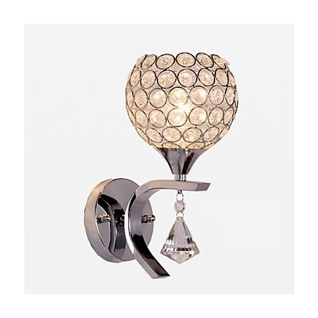 Max Crystal Modern Contemporary Electroplated Feature for Crystal Ambient Light Wall Sconces Wall Light Max Crystal Modern Contemporary Electroplated Feature for Crystal Ambient Light Wall Sconces Wall Light