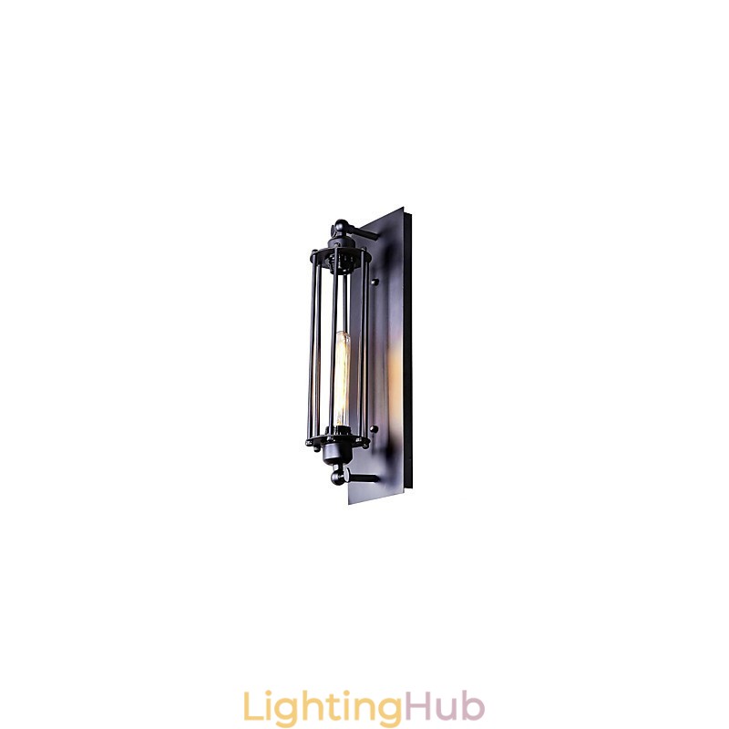 Rustic Lodge Country Retro Vintage Painting Feature for Mini Style Ambient Light Wall Sconces Wall Light