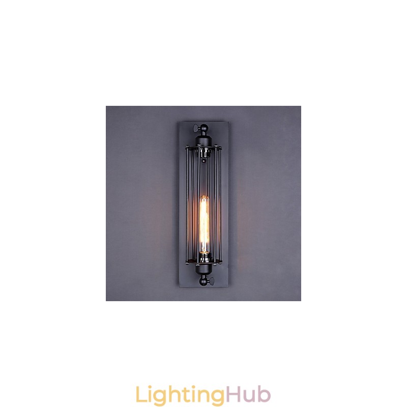 Rustic Lodge Country Retro Vintage Painting Feature for Mini Style Ambient Light Wall Sconces Wall Light