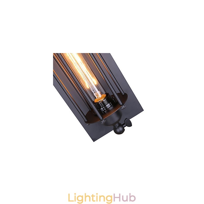 Rustic Lodge Country Retro Vintage Painting Feature for Mini Style Ambient Light Wall Sconces Wall Light