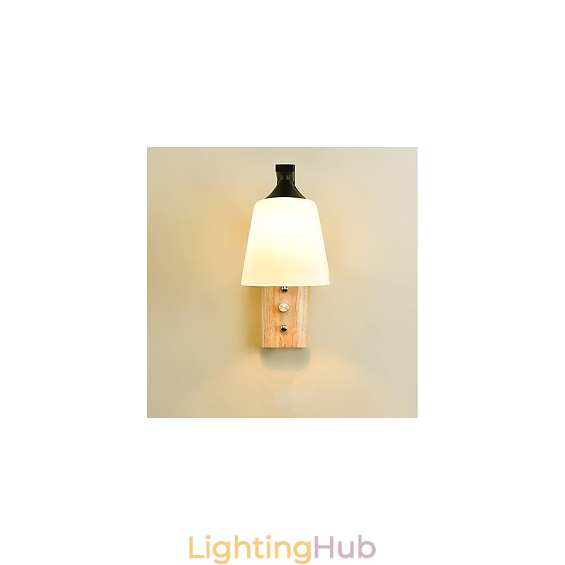 Simple Country Feature for Eye Protection Ambient Light Wall Sconces Wall Light New Chinese Modern Minimalist Creative Bedroom Bedside