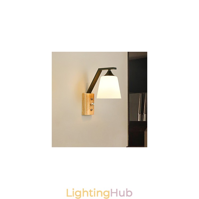Simple Country Feature for Eye Protection Ambient Light Wall Sconces Wall Light New Chinese Modern Minimalist Creative Bedroom Bedside