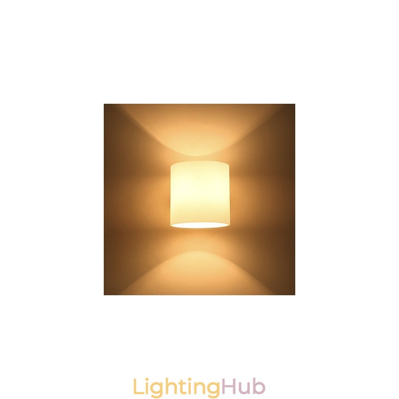 Novelty Country Feature for Mini Style Eye Protection Downlight Wall Sconces Wall Light Log Wood Bedroom Bedside Lamp
