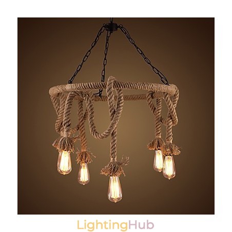 American Country Hemp Chandelier American Country Hemp Chandelier