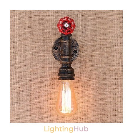 Nostalgia Simple Water Pipe Decorative Small Wall Lamp Wall Light