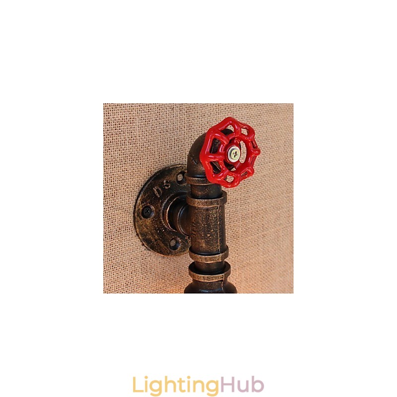 Nostalgia Simple Water Pipe Decorative Small Wall Lamp Wall Light