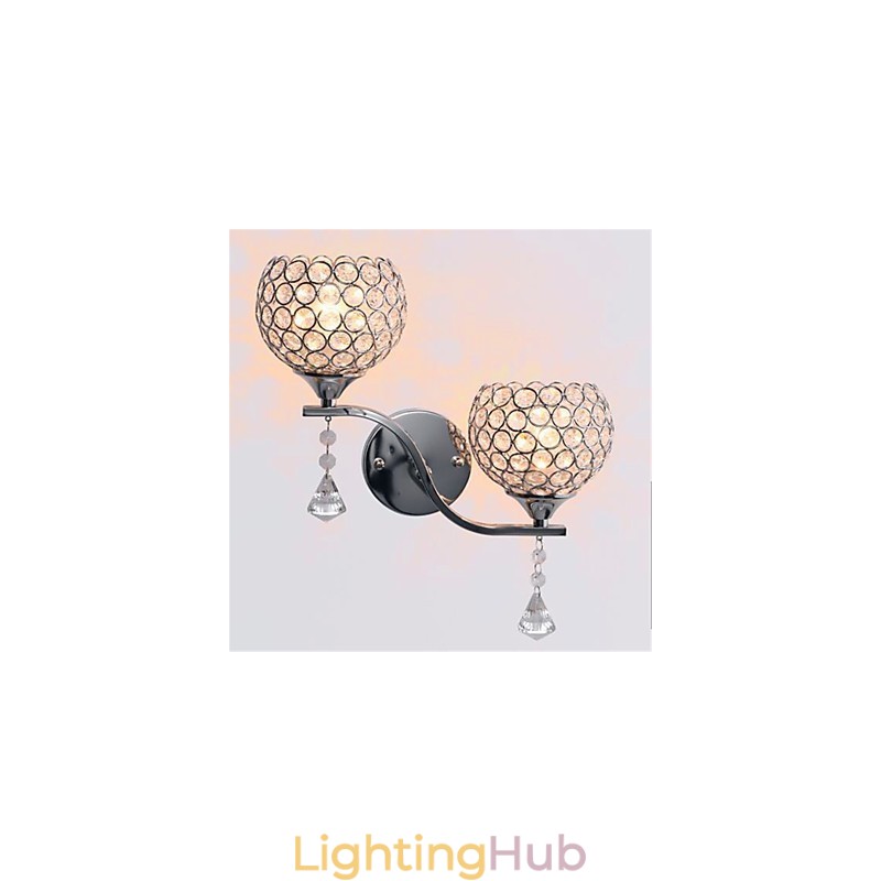 Modern Minimalist Living Room Corridor Corridor Crystal Wall Lamp
