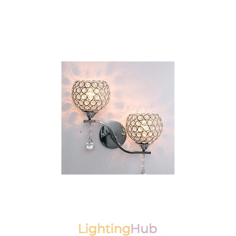 Modern Minimalist Living Room Corridor Corridor Crystal Wall Lamp