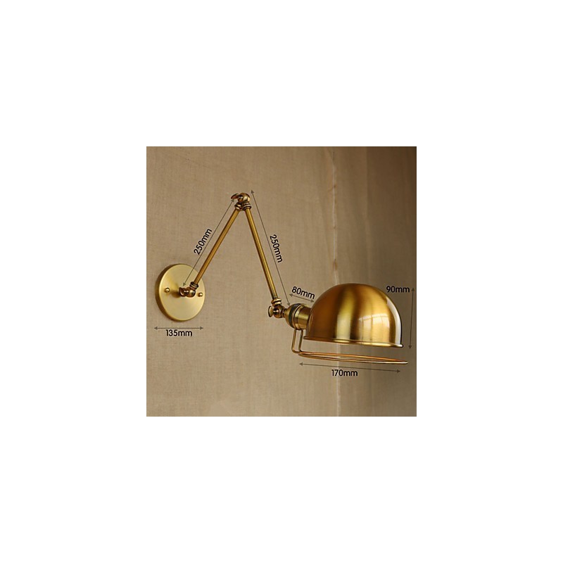 Industrial Retro European Style Village Character Lighting Decorative Wall Lamp Iron arm