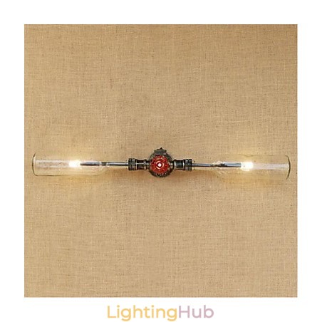 Retro Industry Wind Designer Water Bottle Lamp Wall Light Grey